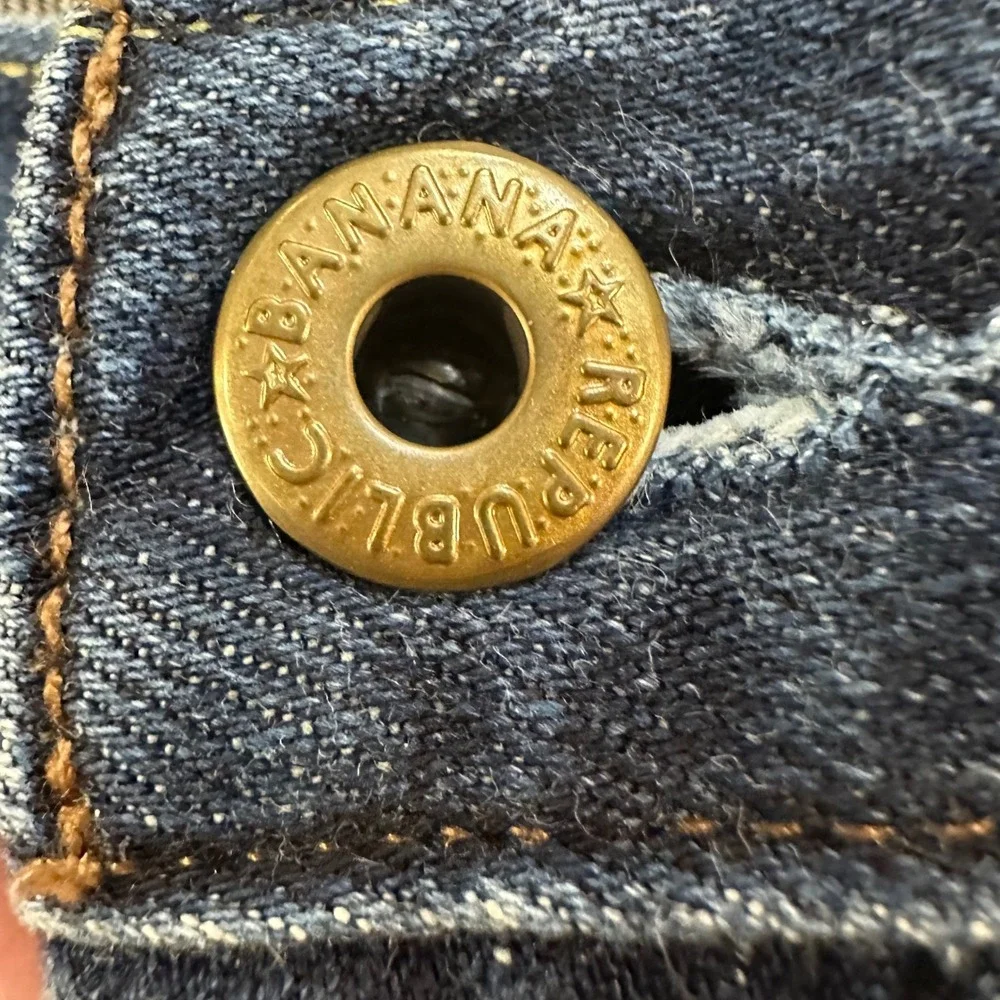 Banana Republic Vintage Mens Jeans‎ Size 33x32 measured Straight Dark Wash